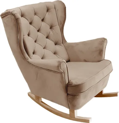 Produktbild von DomoHome Relaxsessel Armlehnensessel Armlehnen Fernsehsessel Loungesessel Polstersessel Couchsessel Armsessel Chair Wohnzimmersessel Ohrensessel | 102x81x95cm | Cappucino_29809