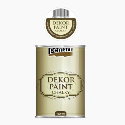 Produktbild von PENTART Dekorfarbe Chalky, 1000 ml, Elfenbein