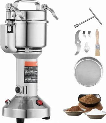 Produktbild von Elektrische Getreidemühle 2 kW - Maismühle 750 g - Kräutermühle für Getreide und Gewürze - leistungsstarke Küchenmaschine