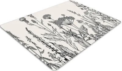 Obrázok produktu pre Podlahová ochranná podložka - Ochranná podložka pod stoličku - Podlahová podložka - 120x90 cm - Pevná lúka.