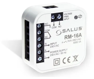 Image de SALUS | RM-16A | Relais encastré avec commutateur 16A