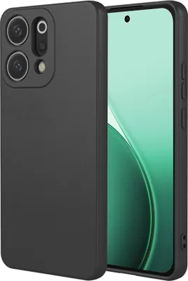 Immagine prodotto di Custodia per Oppo Reno14 - Cover posteriore in silicone Phonesta Soft Silk - Nero