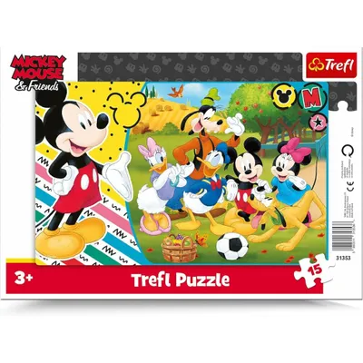 Image de TREFL Puzzle Mickey Mouse à la campagne 15 pièces
