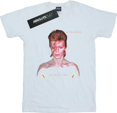 Produktbild von David Bowie - "Aladdin Sane Version" T-Shirt für Damen BI18858 (3XL) (Weiß)