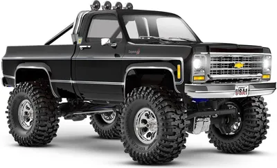 Produktbild von Traxxas  TRX-4M Chevy K10 4x4 lifted schwarz 1/18 Crawler RTR Brushed, mit Akku und USB Ladegerät 97064-1BLK