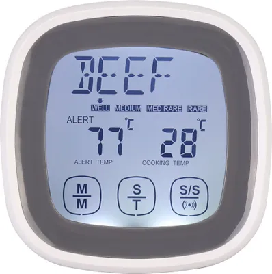 Image de Thermomètre à viande digital à écran tactile pour la cuisine avec sonde