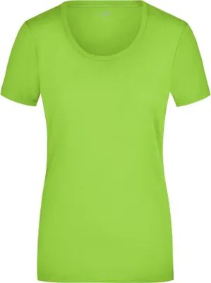 Produktbild von T-Shirt aus weichem Elastic-Single-Jersey lime-green, Gr. XL