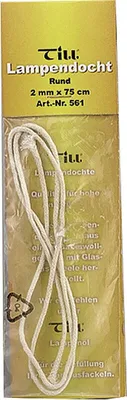 Produktbild von TILL-ZÜNDFIX Lampendocht rund 2mm x75cm 490261
