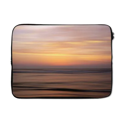 Produktbild von MuchoWow® Laptop Hülle 14 ZollSonnenuntergang am Meer Laptoptasche - Laptoptasche - Stoßsicher - Schutzhaube