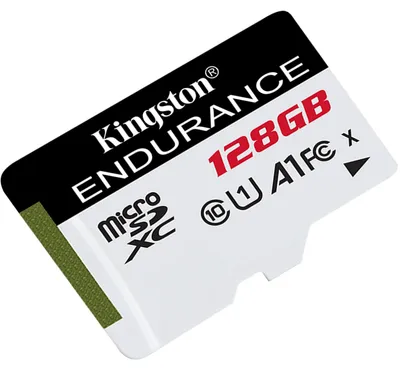 Image de Kingston SDCE/128GB Carte MicroSD Kingston SDXC High Endurance (Class1) 128GB au détail