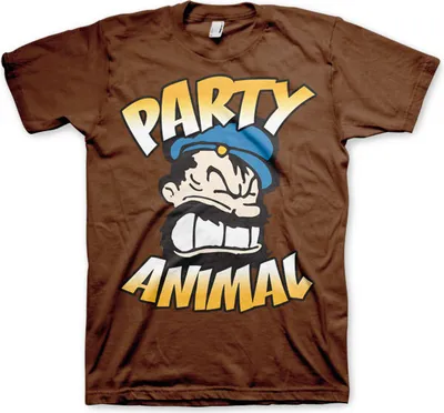 Produktbild von Brutos - Party Animal T-Shirt - Small - Brown