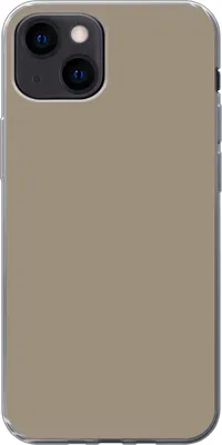 Produktbild von MuchoWow® Handyhülle Schutzhülle Hülle für Telefoonhoesje iPhone 13 mini Interieur - Farben - Beige Silikon Softcase Handy Hülle - Softcase