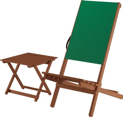 Produktbild von Wikingerstuhl-Set Lagerfeuerstuhl Anglerstuhl Strandstuhl Partystuhl Stofffarbe grün V-10-362