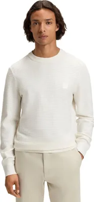 Produktbild von Boss Orange Pullover weiß einfarbig Baumwolle Kaschmir