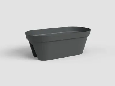 Obrázek produktu pro Artevasi Capri Balcony Plant Box, Antracit, 26,8 l, 300 mm, 600 mm, 300 mm, 6 kusů