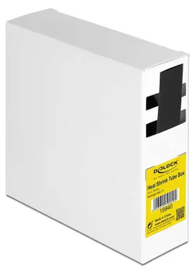 Productafbeelding van DELOCK 19940, Krimpkous, zwart, polyolefine, 70 cm, 2:1, 70 - 125 °C