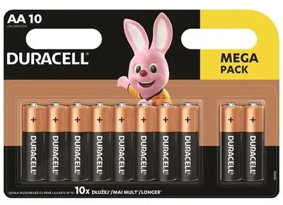 Batéria, tužková AA, 10ks, DURACELL "Basic"