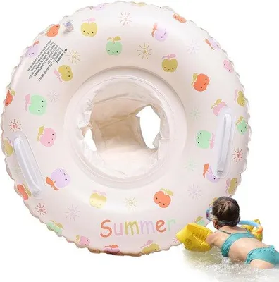 Image de Bouée gonflable pour enfants avec un support pour le poignet, flottaison d'apprentissage pour la natation en piscine, permettant une nage sécurisée avec des attaches pour les poignets