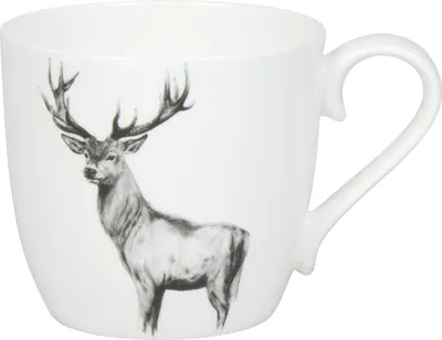 Produktbild von Könitz Porzellan 11 2 057 3019, Einzelbild, 0,425 l, Becher, Universal, Weiß, Porzellan