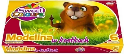 Obrázek produktu pro Kostky modelovací hlíny 6 barev