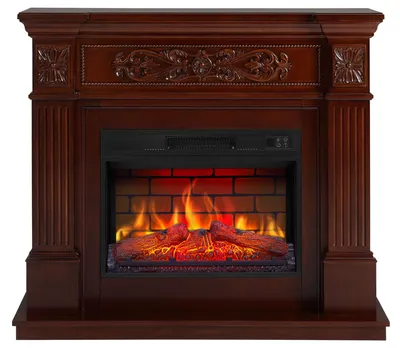 Zdjęcie produktu dla Elektrokominek ArtiFlame Toscana AF23BS w kolorze brązowym - wolnostojący, z efektownym płomieniem LED, moc grzewcza 1,8 kW, do pomieszczeń do 30 m², z efektem dźwiękowym