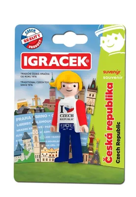 Obrázek produktu pro Igráček Suvenýr I Love CZ - figurka