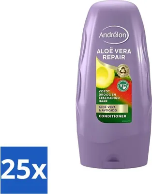 Produktbild von Andrélon Conditioner Aloe Vera Repair 250 ml - Vorteilspack - 25 Stücke