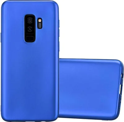 Produktbild von Cadorabo Schutzhülle für Samsung Galaxy S9 PLUS Hülle in Blau Handyhülle TPU Silikon Etui Cover Case