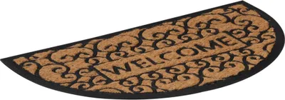 Produktbild von vidaXL Fußmatte Halbrund 45x75 cm Gummi und Kokosfaser