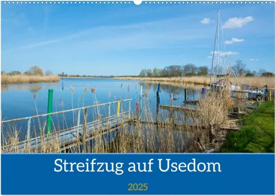 Produktbild von Streifzug auf Usedom (Wandkalender 2025 DIN A2 quer), CALVENDO Monatskalender