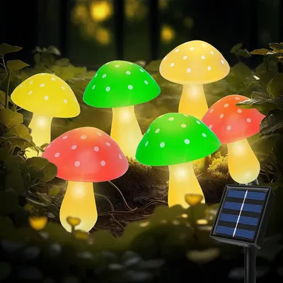 Produktbild von Garten Solarleuchten, LED Solarlampe für Außen, 8 Modi Solar Bodenleuchte, Gartenbeleuchtung, Wasserdicht, Gartendeko für Draußen Yard Rasen Balkon