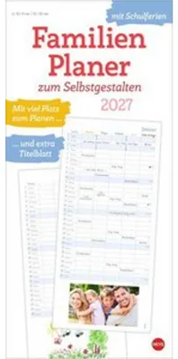 Produktbild von Familienplaner zum Selbstgestalten 2027