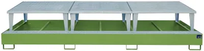 Produktbild von Bauer Auffangwanne AWA 1000-3, lackiert, Resedagrün