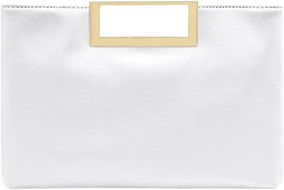 Immagine prodotto di Elegante borsa a tracolla bianca con manico