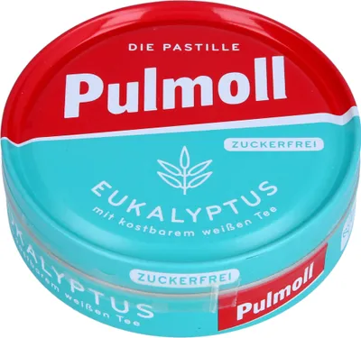 Produktbild von PULMOLL Eukalyptus zuckerfrei, 50 g BON
