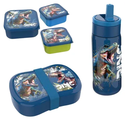 Produktbild von Lunch Buddies Lunchset; Fles, Snackbox (3in1), Lunchbox