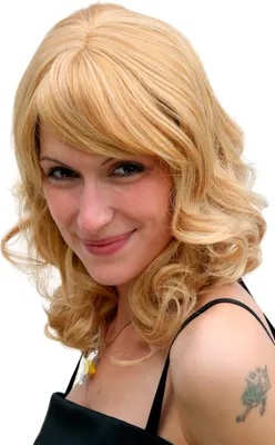 Produktbild von WIG ME UP Perücke, blond, schulterlang, gewellt 6370-611B