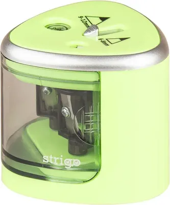 Productafbeelding van Elektrische puntenslijper Strigo, heldergroen, dubbel, 6-8/9-12 mm, model SSC347