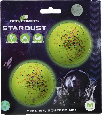 Obrázok produktu pre Hračka pre psov Dog Comets Stardust green - balenie 2 ks, veľkosť: M