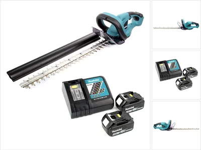 Produktbild von Makita DUH 523 RT2 Akku Heckenschere 18 V 52 cm + 2x Akku 5,0 Ah + Ladegerät