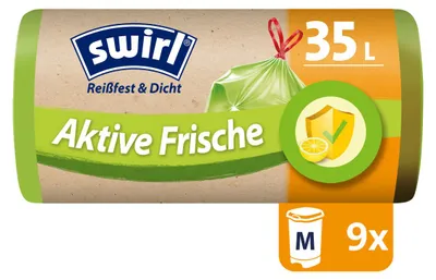 Produktbild von Swirl 215901, 35 l, Transparent, Kunststoff, 630 mm, 550 mm, 9 Stück(e)