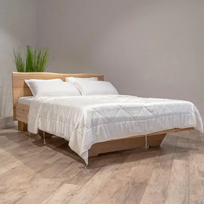 Immagine prodotto di Coperta estiva in 100% bambù biologico, termoregolatrice, 140x200 cm, ideale per le notti calde