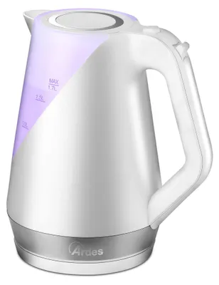 Produktbild von ARDES - AR1K46 Elektrischer Wasserkocher Ohne Kabel Fassungsvermögen 1,7 Liter m