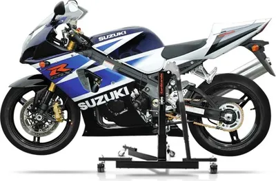 Image de Béquille centrale CS Power Evo pour Suzuki GSX-R 1000 03-04 Noir