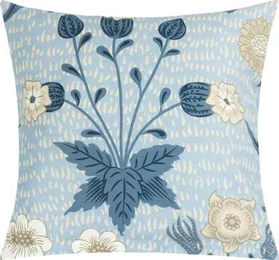Image de Coussin en coton - 40x40 cm - Bleu