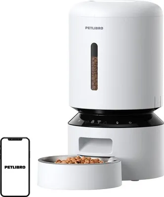 Immagine prodotto di Distributore di mangime Petlibro Granary Wifi, 5L (bianco)