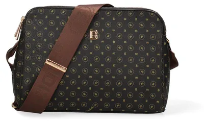 Obrázok produktu pre Dámska kabelka cez rameno, čierna a hnedá, so zipsom, rozmer 29x19x11 cm