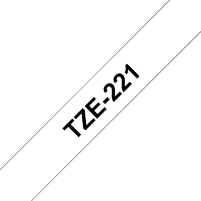 Zdjęcie produktu dla Brother TZE-221, Czarny na białym, TZe, Atramentowa, Filipiny, 5 lat(a), 9 mm