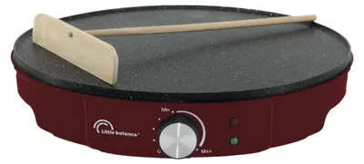 Crêpes-Pfanne 30 cm, PFAS-frei, einstellbarer Thermostat, 1200 W, Chili