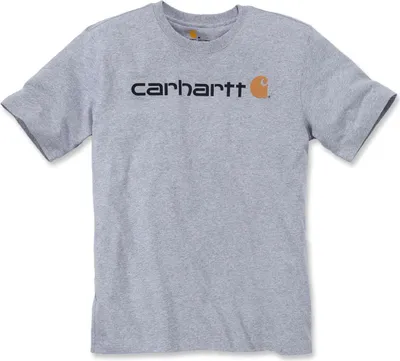 Produktbild von Carhartt EMEA Core Logo Workwear Short Sleeve T-Shirt (Light Grey,XL)